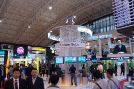 8号馆诺基亚展台图片 2005年中国国际通信设备技术展